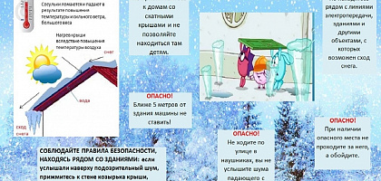 🚨 Осторожно: сход снега и падение сосулек! 🚨 Осторожно: сход снега и падение сосулек!